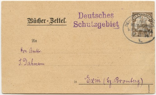 Togo 1914 seepost lhwa - dt.,
