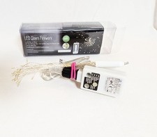 ⭐ LED Stern Lichterkette 60 LEDs 40cm ? Timer 8 Modi Warmweiß