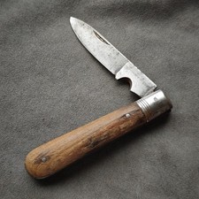 Taschenmesser Solingen WK2 Soldatenmesser Holzgriff Elektrikermesser Wehrmacht