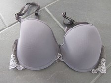 Passionata BH 75 D Push-Up Taupe Schlamm uni Spitze Stickerei White Nights wNEU!