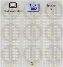 1802 - Dcals Loknummern für