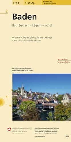 215t baden wanderkarte bad - 215t, wanderkarte: