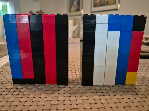 100x lego steine - 2x3,