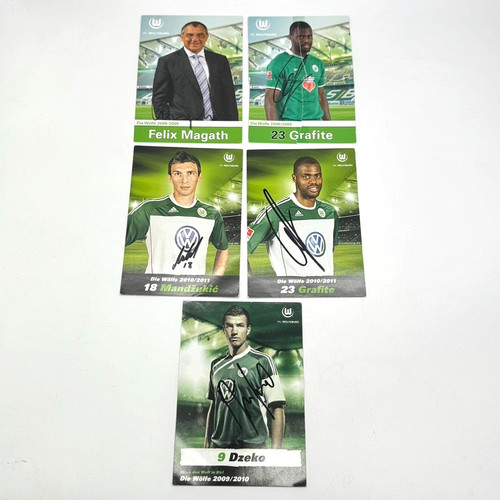 Vfl wolfsburg autogrammkarten - wolfsburg,