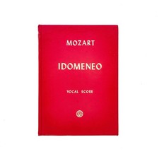 Mozart Idomeno Vocal Partitur