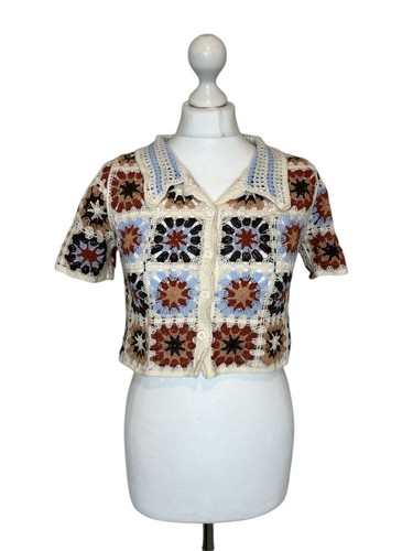Vintage patchwork häkel - vintage,
