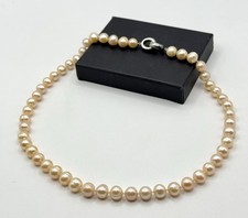 Echte Perlenkette mit 925
