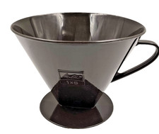 ☕ Melitta Handfilter 1x6 schwarz – Pour Over Klassiker, 1 Loch  • sauber ? ✓★