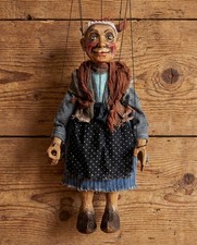 Czech Folk Art Marionette Hexe
