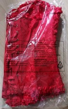 Korsett Mieder Korsage Set rot Größe M Neu