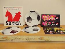 Aufkleber älter - Aral Fußball - Ford KA - Spielwarenmesse 1999 - 6 Stück