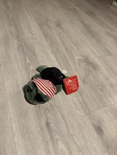 Russ Plüsch Tier Schildkröte Stofftier Pirat