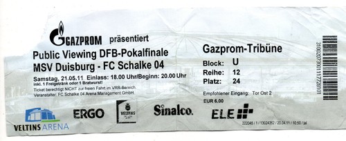 Ticket dfb pokal finale - ticket, 2011