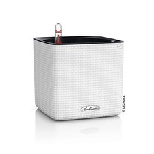 Lechuza Cube Color 16 weiß AIO Komplettset Pflanzkübel Blumentopf 