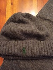 Mütze und Schal Set, Jungen, grau,Polo Ralph Lauren, Neu!