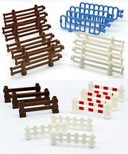 Lego Duplo Zäune Zaun Weidezaun Baustelle Absperrung Bauernhof Tiere Haus Pferd