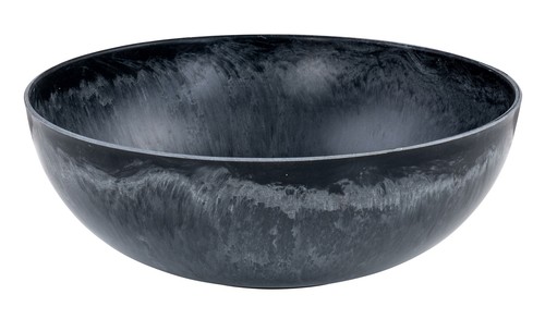 Schüssel rund ø25cm schwarz - rund,