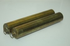 W13i) ein Paar Original Gewichte Schwarzwalduhr Kuckucksuhr Uhr um 1900