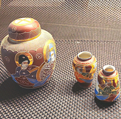 3er set japanische - japanische, satsuma