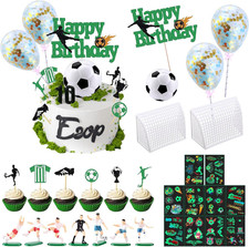 Fußball Kuchen Deko Set 35