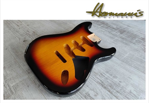 Alder piece guitar body - 3, sss
