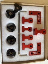 Winkelspanner Set mit T-Nut Lineal Schreiner Tischler Heimwerker Werkzeug