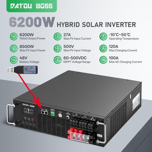 48v 6200w solar inverter - 6200w,