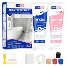 Badewannen Reparaturset Weiß