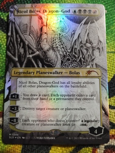 Foil nicol bolas dragon god - foil,