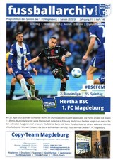 Programm  Hertha BSC - 1.FC