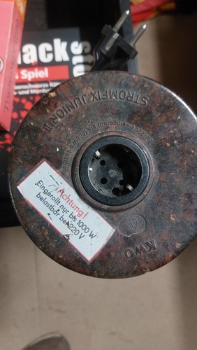 Ddr bakelit kabeltrommel - ddr,