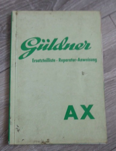 Güldner schlepper - schlepper, ax