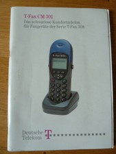 Bedienungsanleitung Handbuch für das Telefon T-Fax CM 301 von Telekom
