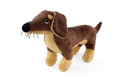 IKEA "SMASLUG" Plüschtier Dackel Hund braun 40 cm