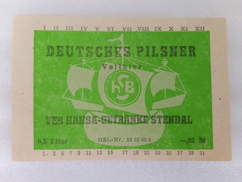 Neu altes ddr etikett - ddr,