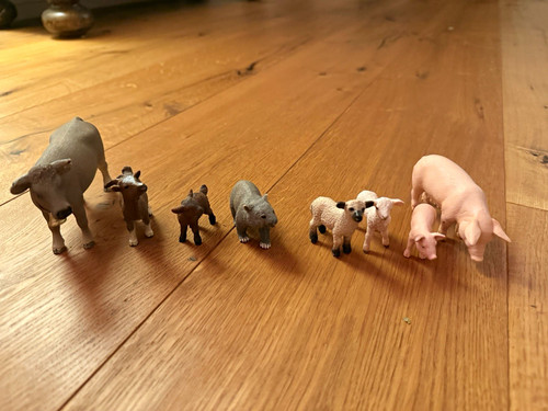 Tierfiguren set bauernhof - bauernhof, –