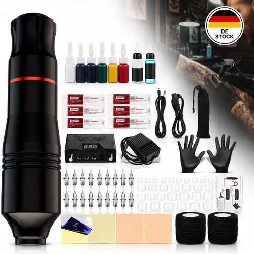 Kabellos tattoo maschine set - kabellos,