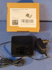 Ladeschale für schnurlose Telefone z.B. S79H, etc., schwarz, gebr. mit Netztei