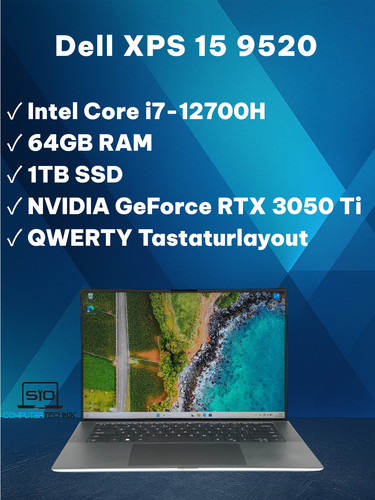 Dell xps 9520 12700h - xps, i7-12700h