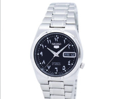 SEIKO 5 SNK063J5 Automatik Uhr Herren| FULL-SET | Schwarzes Ziffernblatt |NEU! ✅