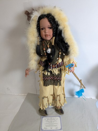 Indianer mädchen puppe - indianer,