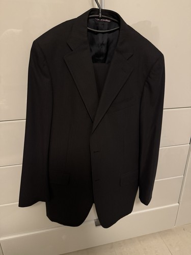 Canali anzug antrazit braun - antrazit,