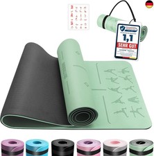 Yoga Matte, TPE 6mm Dicke