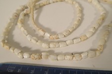 Alte Glasperlen weiß Murano