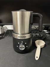 Severin SM 3588 Milchaufschäumer schwarz/silber/Edelstahl 550 Watt