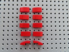 Lego 10 x Dachstein bogenförmig gewölbt 11477  2x1  rot