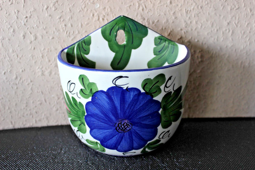 Vintage keramik wandblumentopf - vintage,