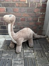 Ikea Jättelik XXL Dino Dinosaurier Brontosaurus Stofftier Plüsch braun 100 cm