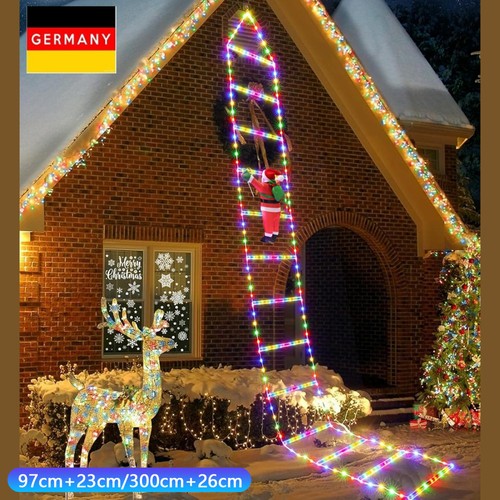 Kletternder weihnachtsmann auf - kletternder,