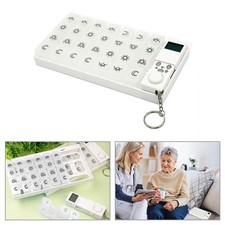 Pille Case Elektronische Timer Medizin Tabletten Box Dispenser 7-Day 28 Gitter